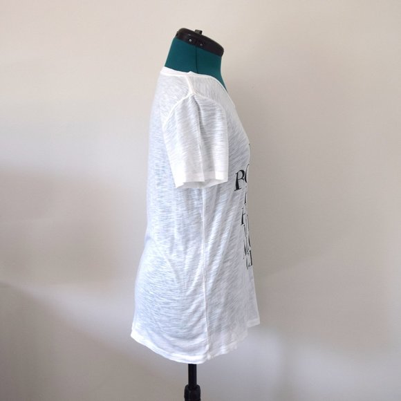 2/$20 J.Crew Hello Hola Ciao White T-Shirt - Picture 3 of 6